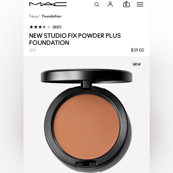 MAC Cosmetics Other - MAC Studio Fix Powder Plus Foundation NW43 Medium-Deep Bronze NIB